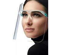 5 Pack Plastic Transparent Face Visor Resistant, Full Face Protective Shield Visor, Face Shield,Protective Film Must Be Peeled Off (5)