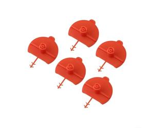 5 Pack Polyurethane Foam Spray Nozzles for Pressure Washer Accessories, Plastic Flat Fan Expanding Foam Jets Compatible with Polyurethane Foam Sprayer for