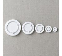 5 Pack Pottery Foot Ring Tool, Clay Base Aligner for Ceramic, Even Foot Press, 5 Size Options XS-XL, Reusable Tool, Simple 3-Step Process, Suitable for All Skill Levels, Ideal for Bowls & Cups，White