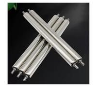 5 Pack Powerless Roller - Factories Replacement Part, 25 32 38 50 60 Mm Dia Stainless Steel Rollers for Assembly Line Production(5 Pack D-1.5in/38mm,L-19.7in/500mm)