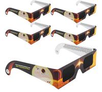 5-Pack Premium ISO and CE Certified Lunt Solar Eclipse Glasses