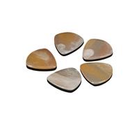 5 Pack Professional Elastic Guitar Picks Bass Plectrum Resin Texture Suitable for Speed Precisions Enhancing Playability Flexible Guitar Plectrum