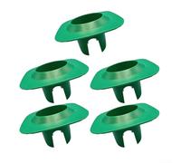 5-Pack PVC Sprinkler Head Protectors - Premium PVC Build, Easy Install, Extend Irrigation System Life, Lawn Protection(5pcs green)