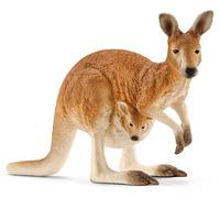 5 Pack - Red Mother & Baby Kangaroo Toy Animal Figure, Ages 3 & Up - 14756