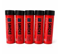 5-Pack Red Smoke Flares - 90 Seconds Wire Pull by Encrypted | Sports Celebrations, Outdoor Events, Photography & Gender Reveals
