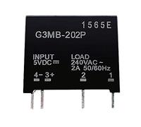 5-pack relay module GB-202P GB 202P DC-AC PCB SSR Input 5V DC Output 240V AC 2A(DC 5V)