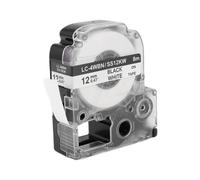5 Pack Replace -4WBN LC-4WBN9(SS12KW) Label Tapes (12Mm X 8M)