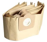5 Pack Replacement 2-Ply Paper Vacuum Filter Bags for Karcher WD3, A2204, A2534, WD3200, WD3500P, KAR69591300 - High Performance & Tear Resistant