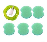 5-Pack Replacement Air Filter Kit with Fuel Filter & Fuel Line for Homelite XL Super 2 Series Chainsaws (Model Numbers 69141, 1497A, 1479) - Indust