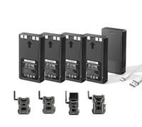 5-Pack Replacement Battery Compatible With LIT-22 PRO, Cellular Trail Cameras Flex-S, Flex Plus series, Flex-G-36, Flex-M