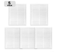 5 Pack Replacement HEPA Filter Kit Compatible For Conga 8490 For Ultimate For Ultra Power Home Vacuum Cleaner Washable Filter Paper Elements White