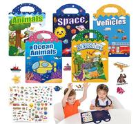 5 Pack Reusable Sticker Book Reusable Sticker Books for Toddlers
