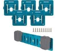 5 Pack Rozlchar Battery Holder Compatible for Makita 18V Battery Mounts Dock Holder Fit for BL1860 BL1850 BL1840 BL1830 (w/10 Screws)