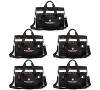5 Pack SAFE-TECH 16.4" Fireproof Waterproof Document Safe Bag with Reflective Strip, Explosion Resistant Storage Case for Laptop, Files, Drone Lithium Batteries, Office Travel Use