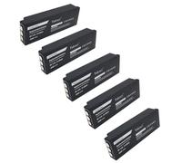(5-pack) SCESMIA 6V 2000mAh Battery for Kran-RC 590/592/790/960, Palfinger, Fassi, Effer, HMF; Fits EEA2512, RSC7220/7230, RC400/960, 16131, 17162, EEA4404