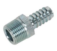 5 Pack Screwed Tailpiece Adaptor - 3/8 Inch Bspt - Male Thread - 3/8 Inch Hose