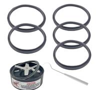 5 Pack Sealing Gaskets Replacement Parts Fits for NutriBullet Blenders 600w/900w Extractor Blade, Replacement Parts Gaskets with Lip