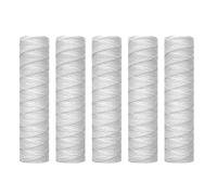 5 Pack Sediment Water Filter String Wound Sediment Cartridge Replacement String Wound Water Cartridge