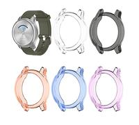 [5-Pack] Senter Case Cover for Garmin vivomove Luxe case,Soft TPU Protective Case Compatible with Garmin vivomove Luxe/VivoMove Trend/vivomove Style Smart Watch
