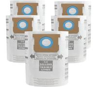 5-Pack Shop Vac Bags For 5 To 8 Gal Fits Type E/h 90661/90671, Vf2004, Vhbs, Vdbs