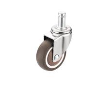 5-Pack Silent Office Chair Computer Universal Pulley Universal Wheel hub Rubber Caster (2 Inch)
