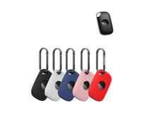 5 pack Silicone Case for Tile Life360 Pro Anti-Loss Tracker,daunke Full Protective Cover for Cat & Pet Collars(suitable for Elderly,Backpack,Luggage,Kids,Keys) Scratch-Resistant,Rainbow