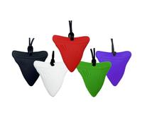 5 Pack Silicone Chew Sensory Necklace - Best for People That Like Biting or Have Autism - Perfectly Textured Silicone Chewy Teether Tools - Perfect Chewing Pendant