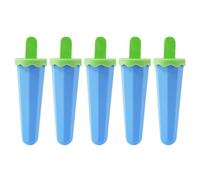 5 Pack Silicone Popsicle Molds Easy Release with Drip Guard Ice Cream Reusable Popsicles for Kids and Adults