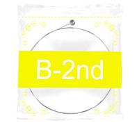 5 Pack Single Spare Acoustic Guitar Strings, B Strings Electric Guitar Light Tension Replacement Steel String Corrosion Resistant Rust-Prevent Single Guitars String for Various general Guitars