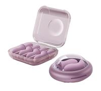 5 Pack Sleep Earplugs - Quiet Noise Blockers, Unobtrusive Hearing Protection Insert with Free Tank Case | Comfortable Restful Night Aid for Students Traveling Workplace Focus and Calming Relaxation