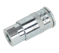 5-Pack Slim Profile Female Coupling Body With 1/4" Bsp Thread For Tool Applications