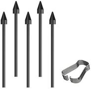 (5 Pack) Soft Nibs,Tips Replacement for Lamy AL-Star EMR Stylus Digital Pen Replacement Tips/Nibs W/Tools (5PCS Tips-Black)