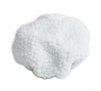 5-Pack Soft Wool Polishing Bonnet Buffer for 5-6" Car Polisher Machines, Waxing & Buffing Pads Compatible with Rotary and Dual-Action Polishers