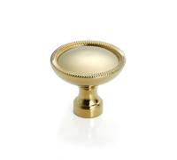 5 Pack Solid Brass Cabinet Knobs Drawer Knob Gold Hardware Handles for Cupboard Dresser Wardrobe Furniture Kitchen & Bathroom