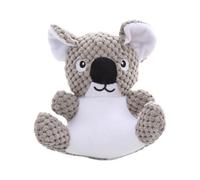 5-Pack Squeaky Dog Toys - Durable Animal-Shaped Chew Toys for Dogs, Handmade Interactive Puppy Toys with Squeaker, Perfect for Reducing Destructive Behavior Rkz511 (Grey, 17x15cm)