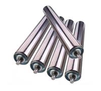 5 Pack Stainless Steel Conveyor Rollers 1" 1.5" 2" Diameter Heavy-Duty for Woodworking Warehouse Factory Dock - 1.5in/38mm Dia 11.8in/300MM Length
