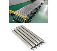 5 Pack Stainless Steel Conveyor Rollers150mm (6in) Heavy Duty Metal Rollers for Commercial Powerless Roller Conveyor Systems Durable and CorrosionResistant.