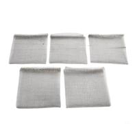 5 Pack Stainless Steel Wire Mesh Root Guard Baskets for 5 Gallon Plants Protect Roots from Gophers Moles Voles in Shrubs and Flowers (10 * 9 inches (12 * 6 inches (30 * 15cm))