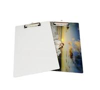 5 Pack Sublimation Blank Clipboard MDF A5 Letter Size 8.9'' x 6.5'' DIY Heat Transfer Print Teacher Blanks for Office Products DIY Handmade Craft Sublimation Ornaments