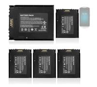5-Pack TC51 TC57 Replacement for Zebra TC51 Battery - for Zebra TC57 Battery - TC52 TC56 TC510 TC510K TC520L TC51HC TC57HO TC510K-1PAZU2P-A6 BT-000314A BTRY-TC51-44MA1-01 Barcode Scanner