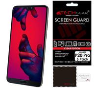 [5 Pack] TECHGEAR Screen Protectors for Huawei P20 Pro - Clear Lcd Screen Protector Compatible with Huawei P20 Pro