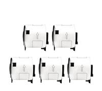 5-Pack Thermal Label Rolls - 62mm x 100mm Die-Cut Labels (300 per Roll), Compatible with QL Series Printers