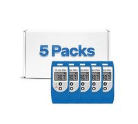 5-Pack ThermElc TE-02 Pro Temperature Mapping Data Logger, Reusable data Recorders, Multi-Track Cold chain monitoring device for Industrial Supply Chain, Large Scale Cold Storage & Fleet Management