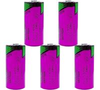 5-Pack TL-5955 Battery 3.6V 2/3AA 1650mAh for Tadiran 3.6 Volt Lithium Battery TL-5955