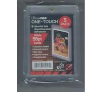 5-Pack Ultra Pro 55pt One Touch Magnetic Trading Card Holder