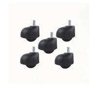 5-Pack Universal Shock-Absorbing Wheel for Wheelchair & Computer Chair, 2-Inch Safety Ring, Smooth Rolling, Durable, Easy Installation, Perfect for Mobility Solutions