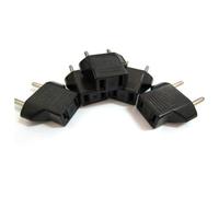 5 Pack US/CA to European Plug Adapter European Plug Travel Adapter Europe Outlet Plug Adapters (5 PCS)