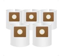 5 Pack Vacuum Bags Replacement for Shop Vac Bags 2-2.5 Gallon Type B 90668 9066800 9066833, All Around EZ QAM70 and CMXZVBE38774, PETOX High-Efficiency Disposable Vaccum Collection Filter Bags