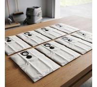 5-Pack Vacuum Cleaner Bags Double-Layer Fleece for 5-Pack Vacuum | Fits FBV 20-55, 55L Capacity, Retains Fine Dust, Easy Replace, Industrial Grade Fleece, 5 Or 10 Pack