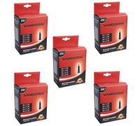 5 PACK Vandorm 26" x 1.50" - 2.30" Bicycle MTB Bike Schrader Inner Tube Pack